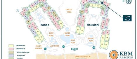 Majoituspaikan kartta