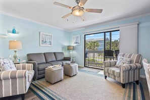 Smart TV, DVD player, books, video library - Special Rates! Updated 1st Floor 2 bedroom oceanview condo in Surfside Beach! (Surfside Beach)