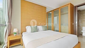 Apartamento, 2 quartos, vista para a cidade | Ferros/tábuas de passar roupa, Wi-Fi de cortesia