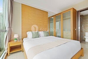 Apartament, 2 dormitoris, vistes a la ciutat | Planxa i posts de planxar i wifi gratuïta 