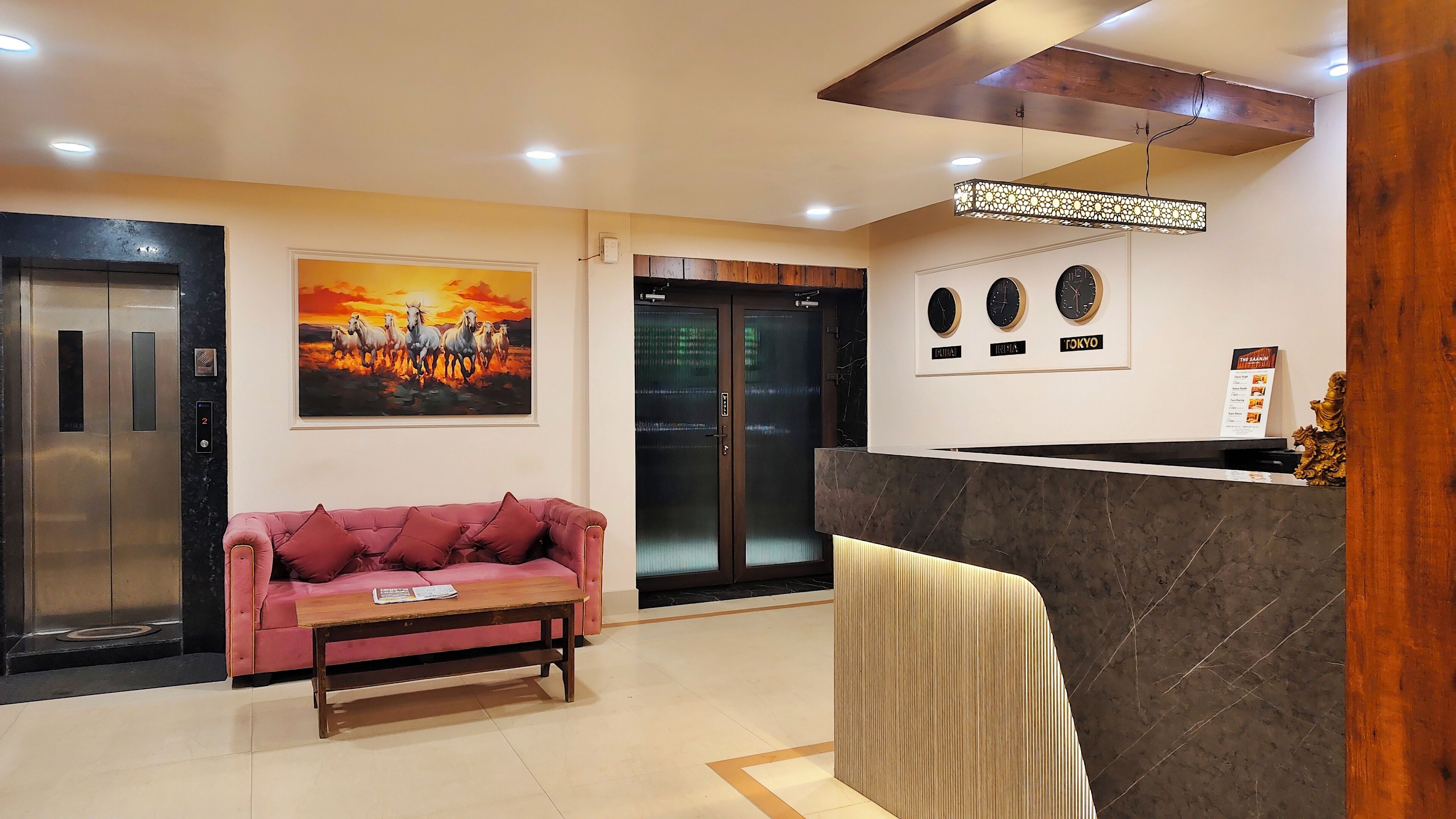 Lobby sitting area