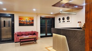 Lobby sitting area - The Saanjh Hotel (Angul)