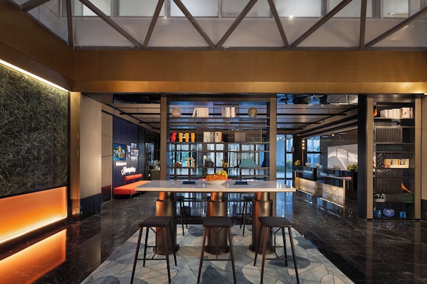 Sala de estar en el lobby