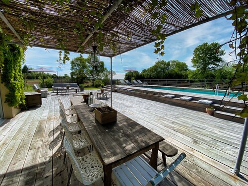 Maison les comtes - avec Piscine en Périgord