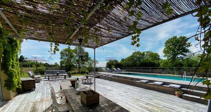 Maison les comtes - avec Piscine en Périgord