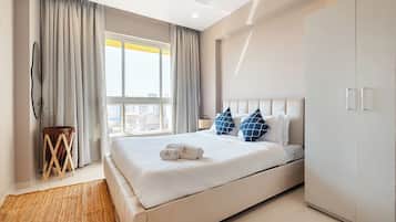 2 habitaciones, tabla de planchar con plancha, wifi y ropa de cama