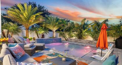 Salty Turtle l Heated Pool l Walk to Beach
