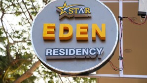 A circular sign with the text "STAR EDEN RESIDENCY" and a star logo above the name. - Star Eden Residency (Chinna Veerampattinam)