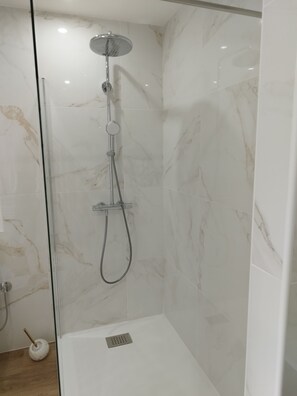 Shower, towels, soap, toilet paper - Aurore's cottage (Pernant)