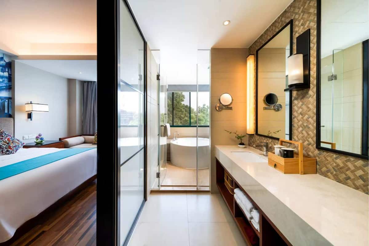 Quarto solteiro superior, para não fumantes | Cofres nos quartos, cortinas blackout, ferros/tábuas de passar roupa