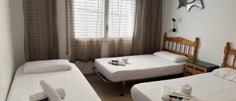 2 bedrooms, iron/ironing board