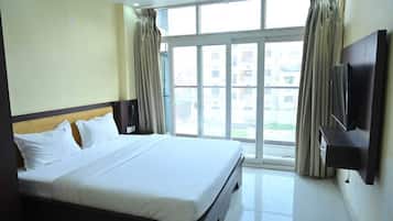 Wifi gratis y ropa de cama