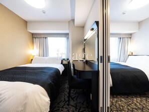 Down comforters, desk, blackout drapes, free WiFi