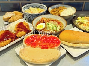 Café da manhã com buffet todos os dias (JPY 1700 por pessoa)