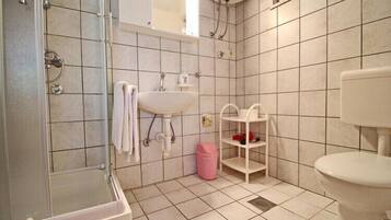 Een douche, een haardroger