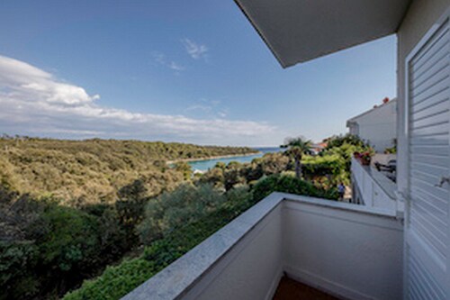 Apartments & Rooms Green Bay - Two Bedroom Apartment with Balcony and Sea View (APP 6)