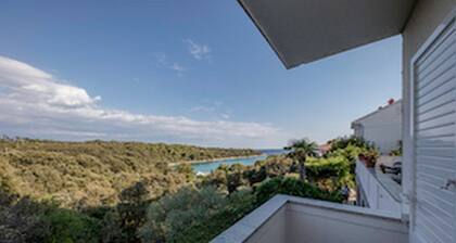 Apartments & Rooms Green Bay - Two Bedroom Apartment with Balcony and Sea View (APP 6)