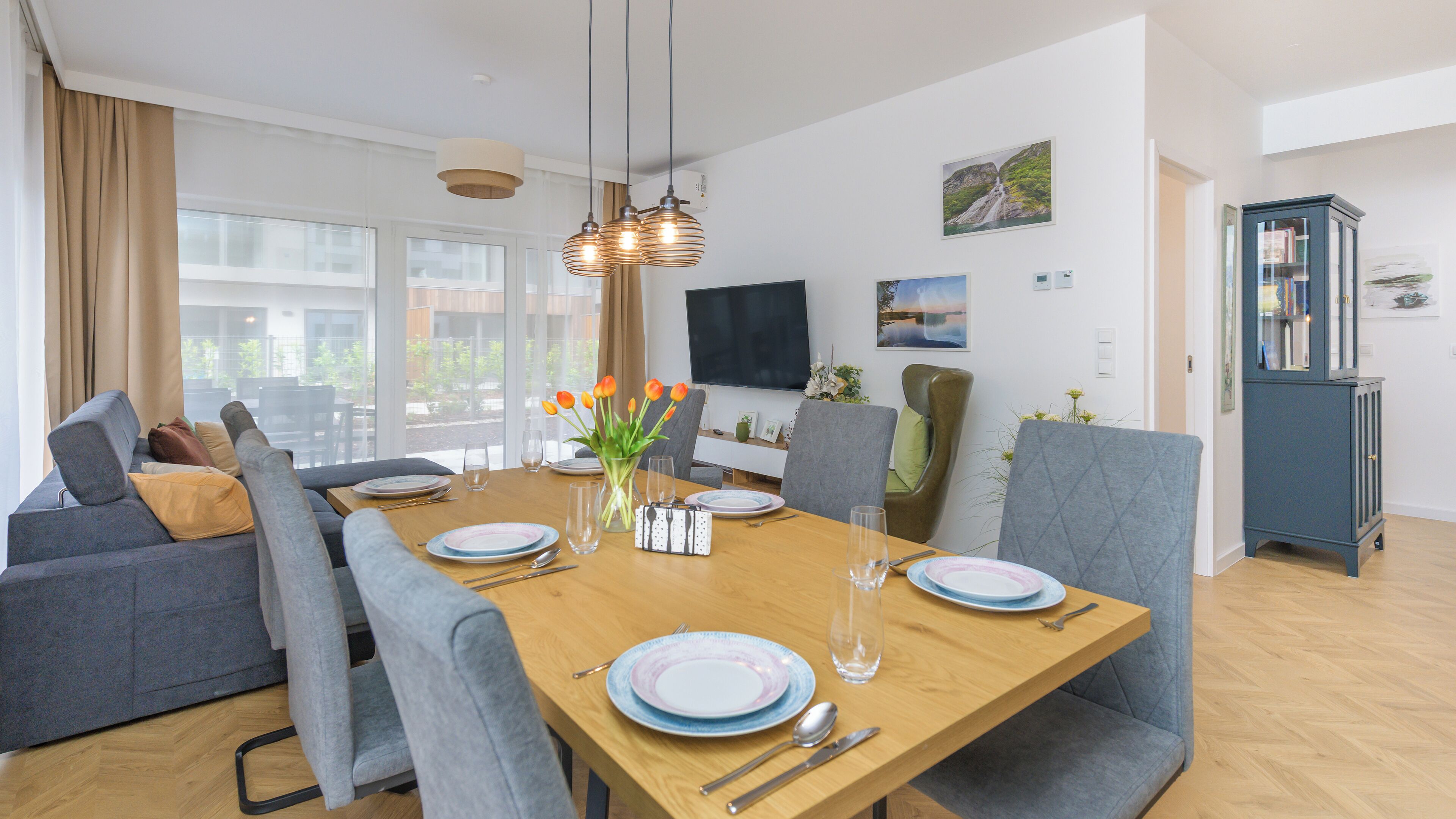 Spiseområde på rommet