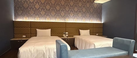 Habitación empresarial con 2 camas individuales | Insonorización y wifi gratis