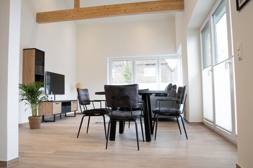 Gemütliche Ferienwohnung mit Sauna im Nordseepark Dangast