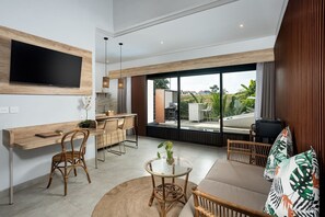 One Bedroom River Side Pool Villa | Zimmersafe, Schreibtisch, schallisolierte Zimmer, kostenloses WLAN