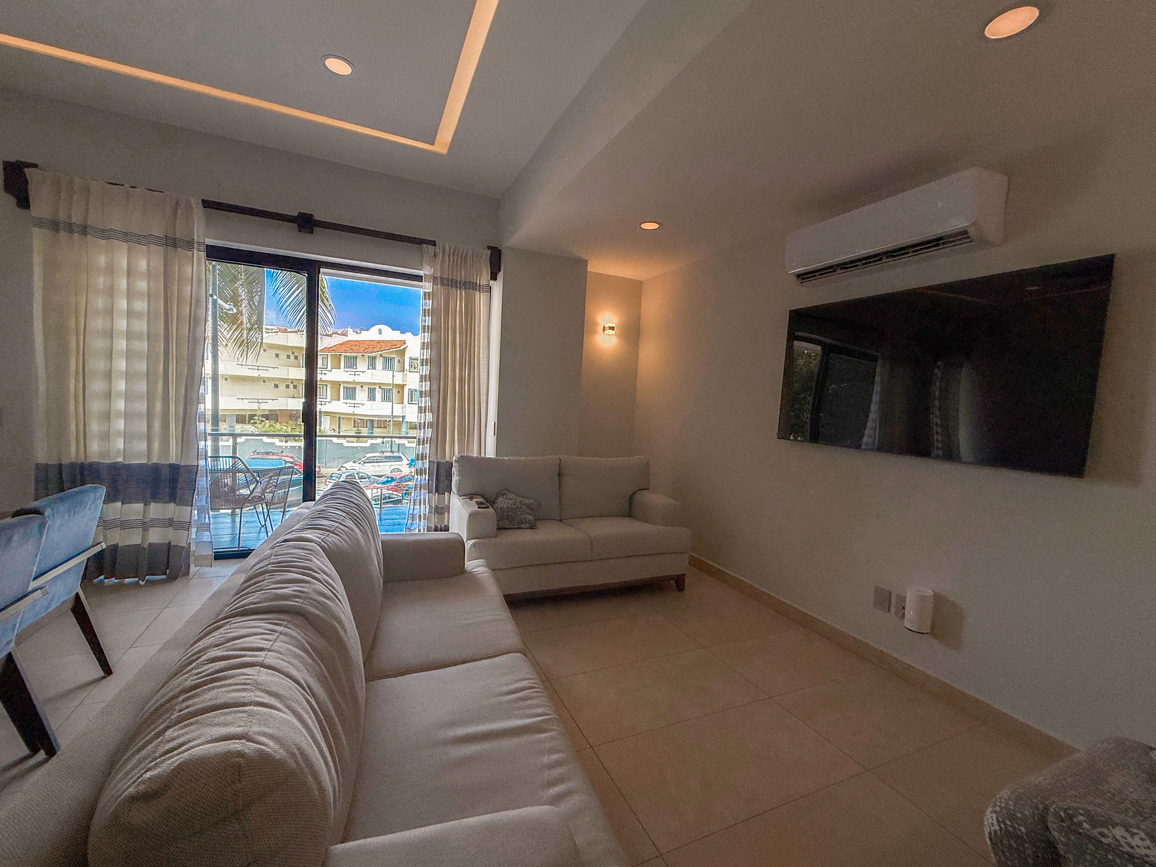 Appartement Deluxe | Coin séjour | TV connectée