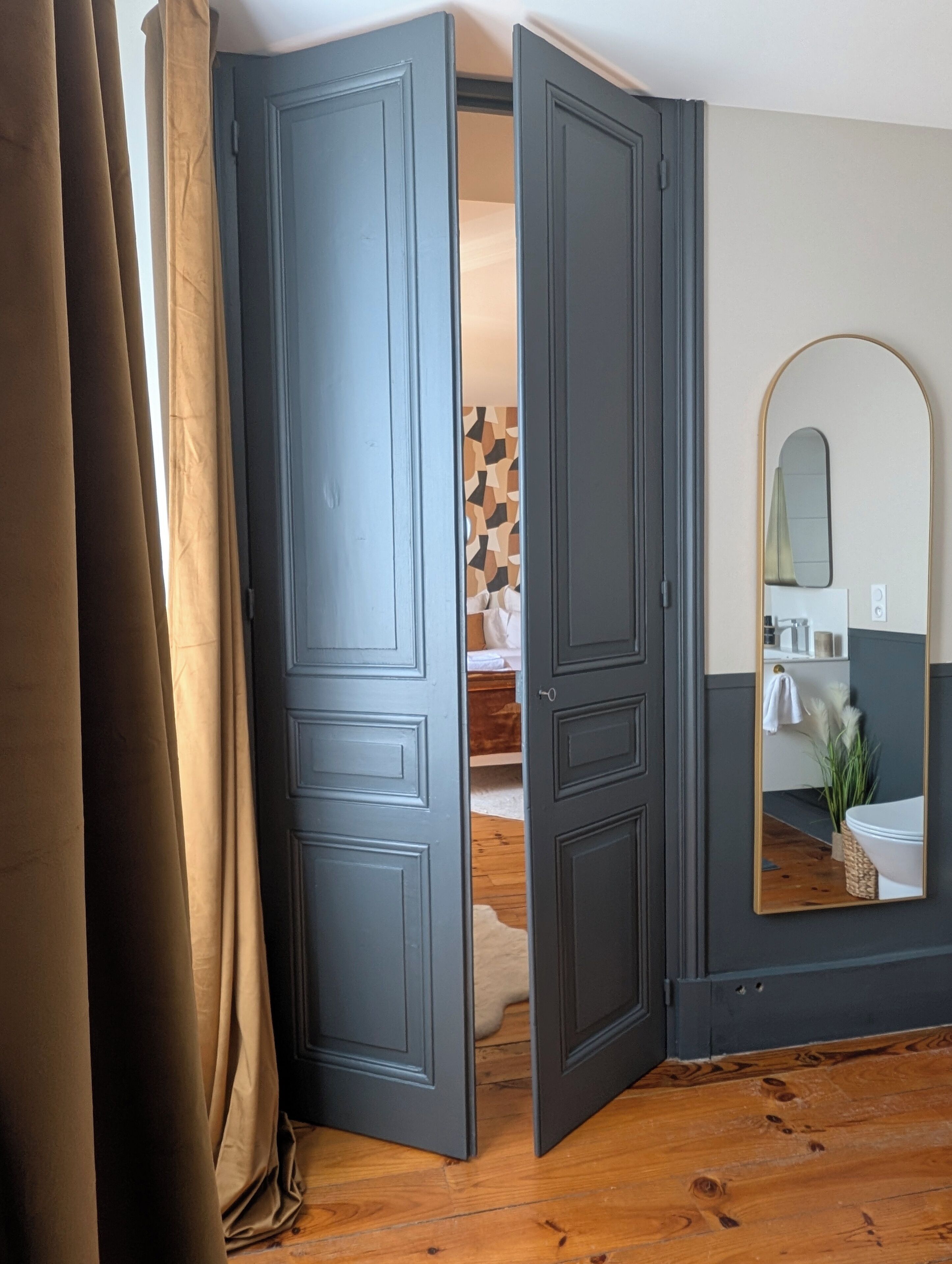 La Chambre d'Arlette | Baño | Ducha, secador de pelo, toallas y jabón