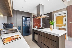 Appartement, 2 chambres, vue ville | Cuisine privée