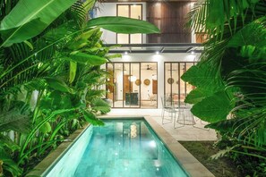 Pool - Modern 3BR Villa with Enclosed Living & Pool (Kuta Utara)