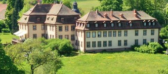 Luxury mid-century apartment in baroque castle 85m2 surrounded by beautiful park