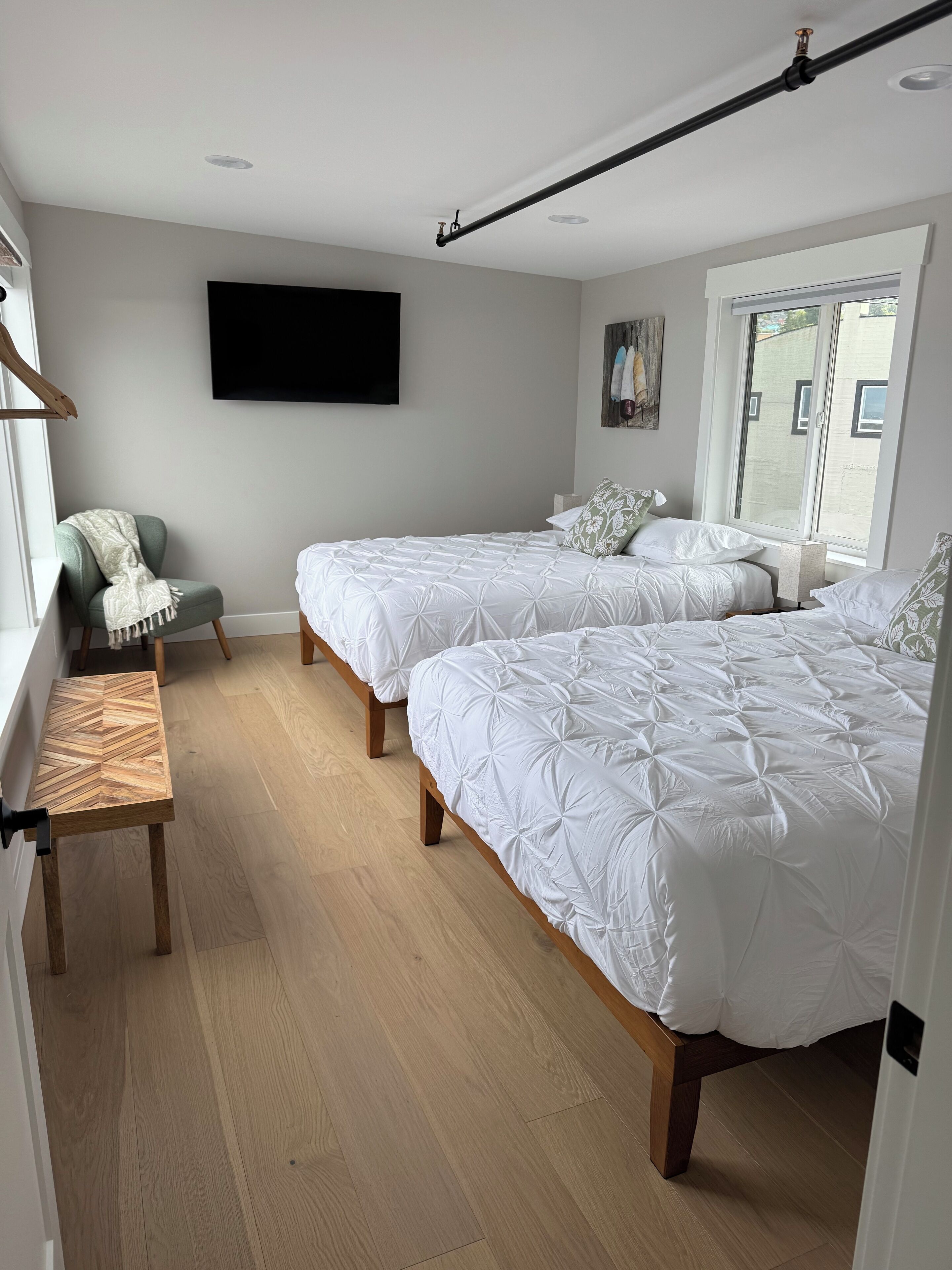 2 makuuhuonetta, Wi-Fi, vuodevaatteet