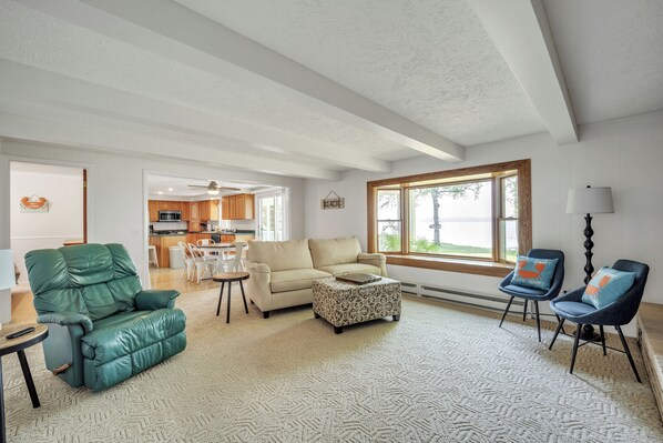 Smart TV, table football, books