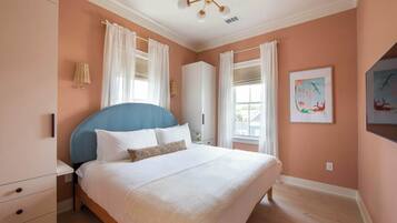 4 bedrooms, iron/ironing board, travel crib, WiFi