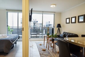 1 室のベッドルーム、アイロン / アイロン台、WiFi、ベッドシーツ