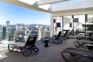 Terrace/patio - Chic 2BR Haven in the Heart of Las Condes Oasis (Unknown)