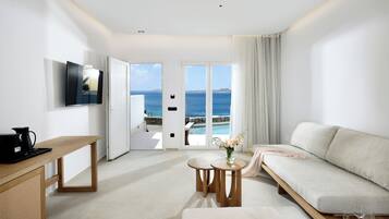 Premium Luxury Suite With Small pool with Sea View | Schallisolierte Zimmer, kostenloses WLAN