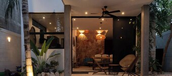 A bright, spacious 3-bedroom, 2.5-bath villa located in a tranquil, gated area of Tulum