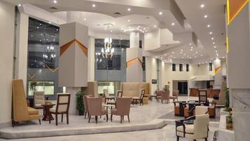 Outdoor banquet area