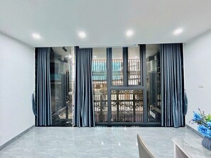 Deluxe Room, 1 Queen Bed, City View | View from room - Lilo's Homestay (Hanoi)