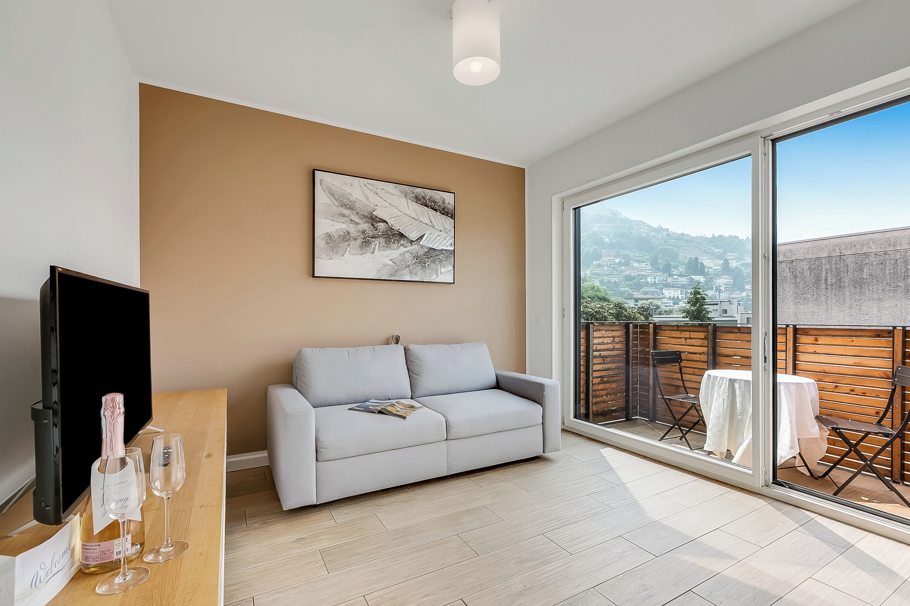 Standard-huoneisto, useita makuuhuoneita (Modern Viganello - Boglia apartment) | Näkymä huoneesta