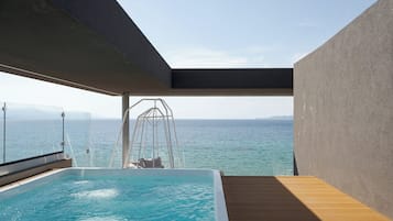 Junior Suite, Balcony, Sea View | Private pool