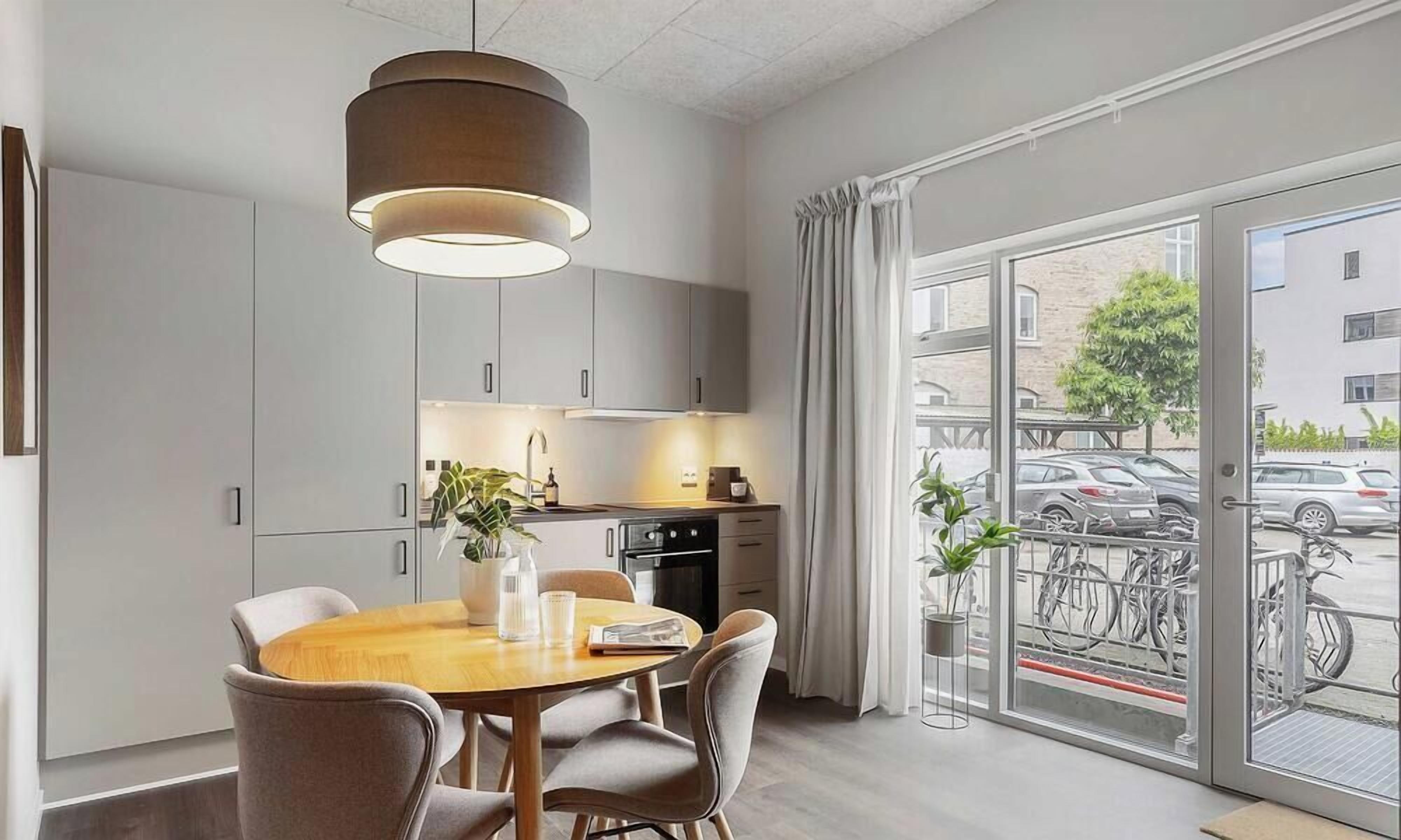 Refrigerador, horno, parrilla de estufa y lavavajillas 