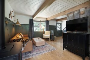 TV connectée, cheminée