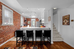 Fridge, microwave, oven, stovetop - New Listing! Steps from Cheesman Park | Extended Stay Ready (Denver)