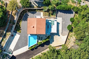 家庭獨棟房屋, 3 間臥室, 2 間浴室, 山間 (Hidden Pool House With Sea View) | 鳥瞰角度