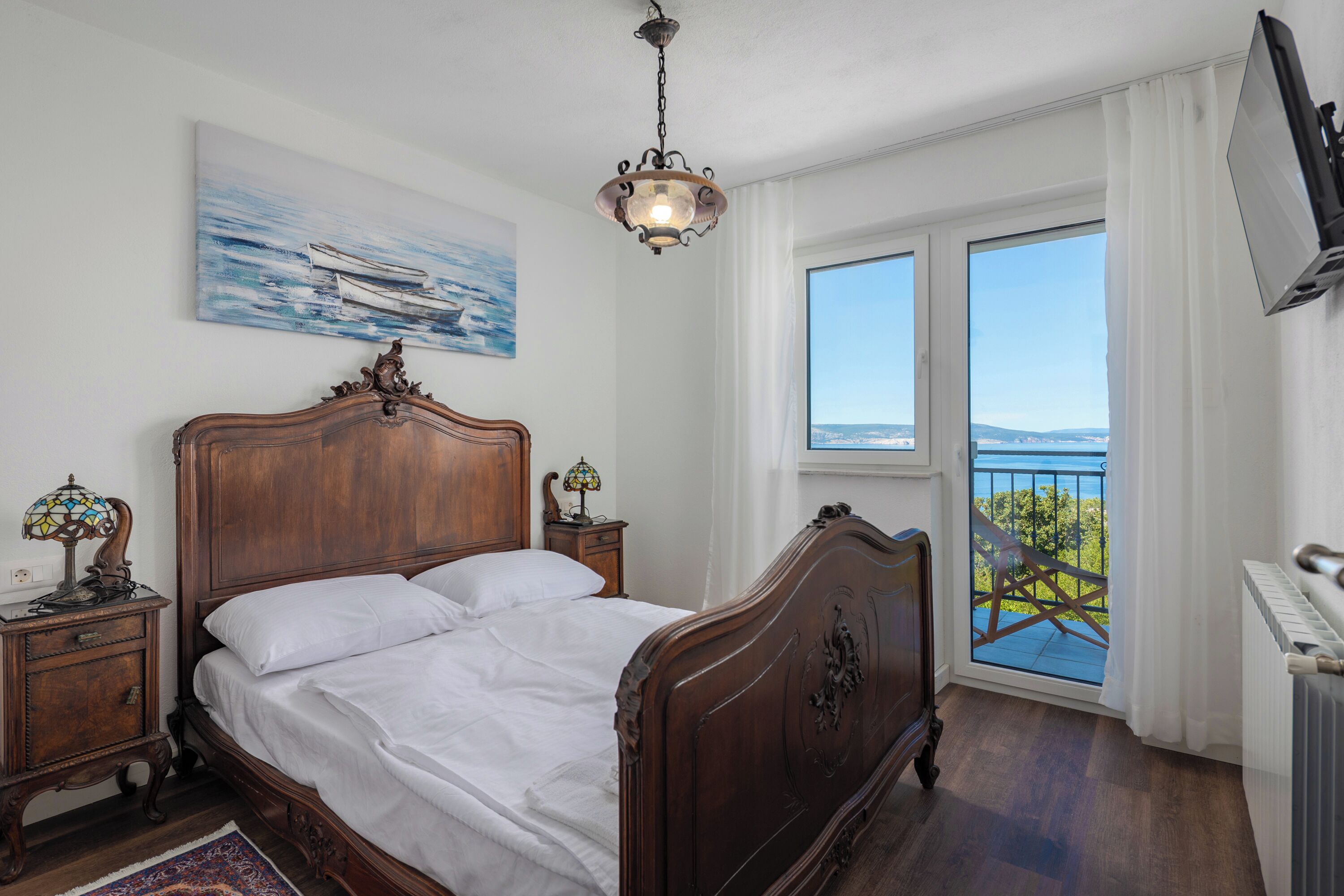 Familienhaus, Mehrere Schlafzimmer, 2 Bäder, Bergseite (Hidden Pool House With Sea View) | 3 Schlafzimmer, Bügeleisen/Bügelbrett, kostenloses WLAN, Bettwäsche