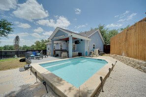House (4 Bedrooms) | Front of property - Heated Cocktail Pool & Spa: Canyon Lake Home (Canyon Lake)