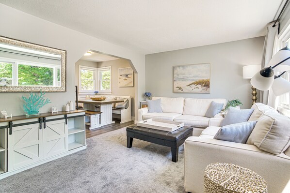 Front of property - Private Beach & Fire Pit: Cape Cod Retreat! (East Falmouth)