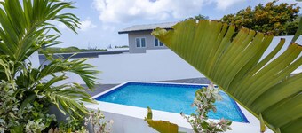 Modern Garden Villa Near Jan Thiel Mambo