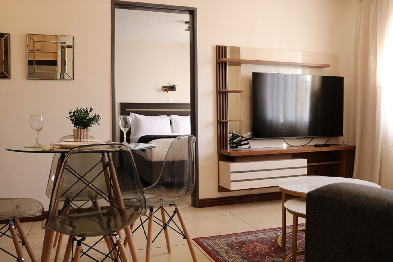 Apartemen Eksekutif, 2 kamar tidur, pemandangan kota | Area keluarga